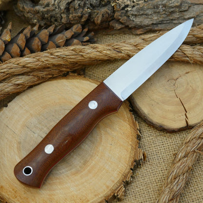 Classic: Natural Brown Canvas & Thick Red Linen - Adventure Sworn Bushcraft Co.