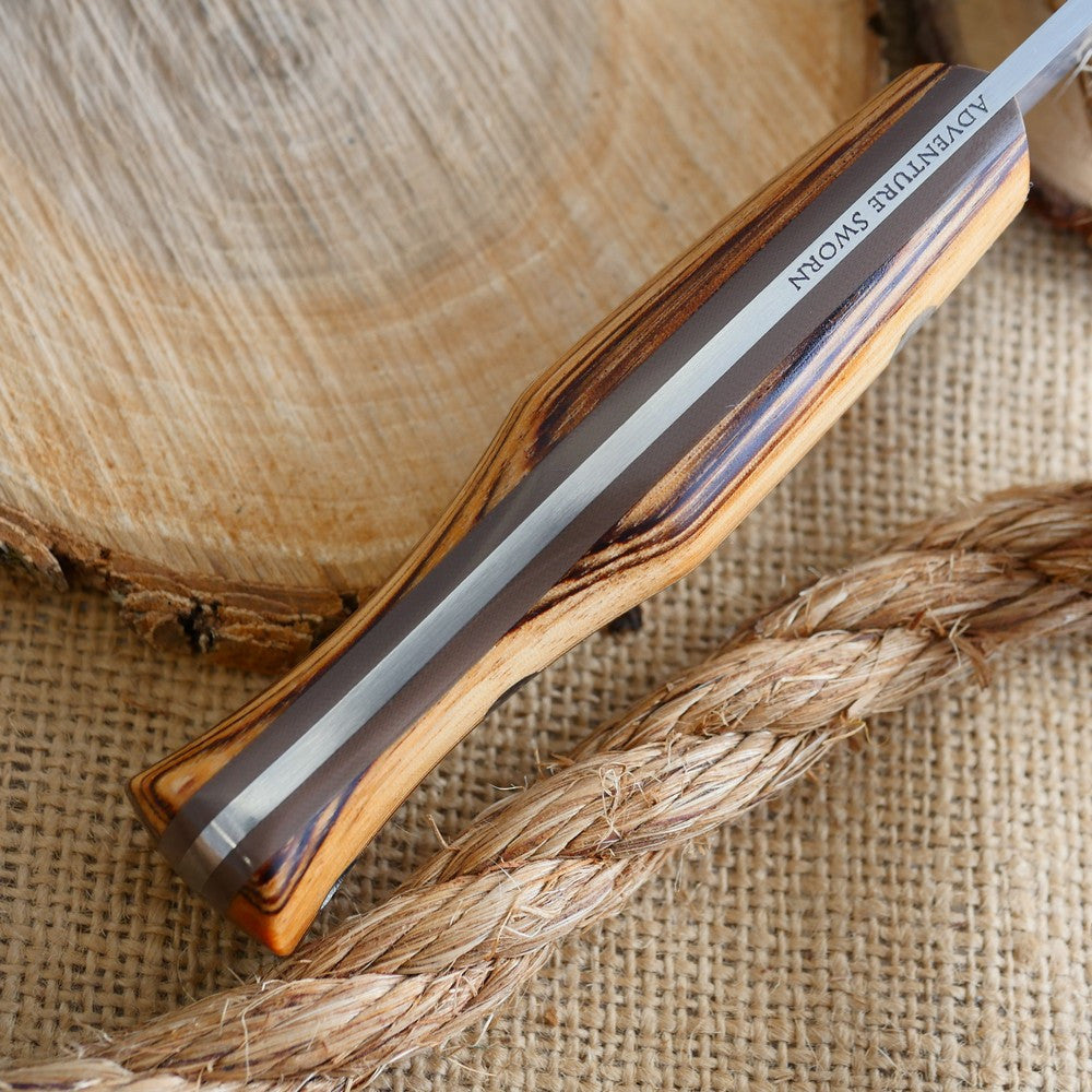 Mountaineer: Zebrawood & Earth Brown G10
