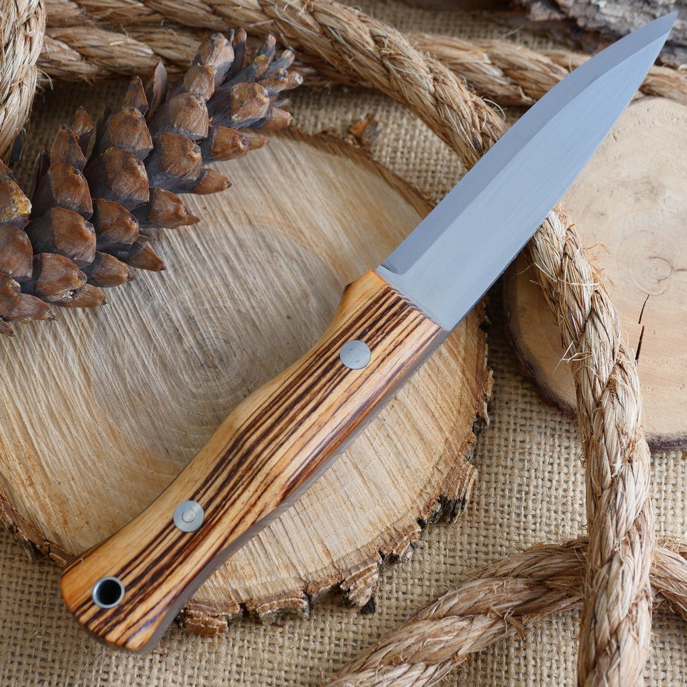 Mountaineer: Zebrawood & Earth Brown G10