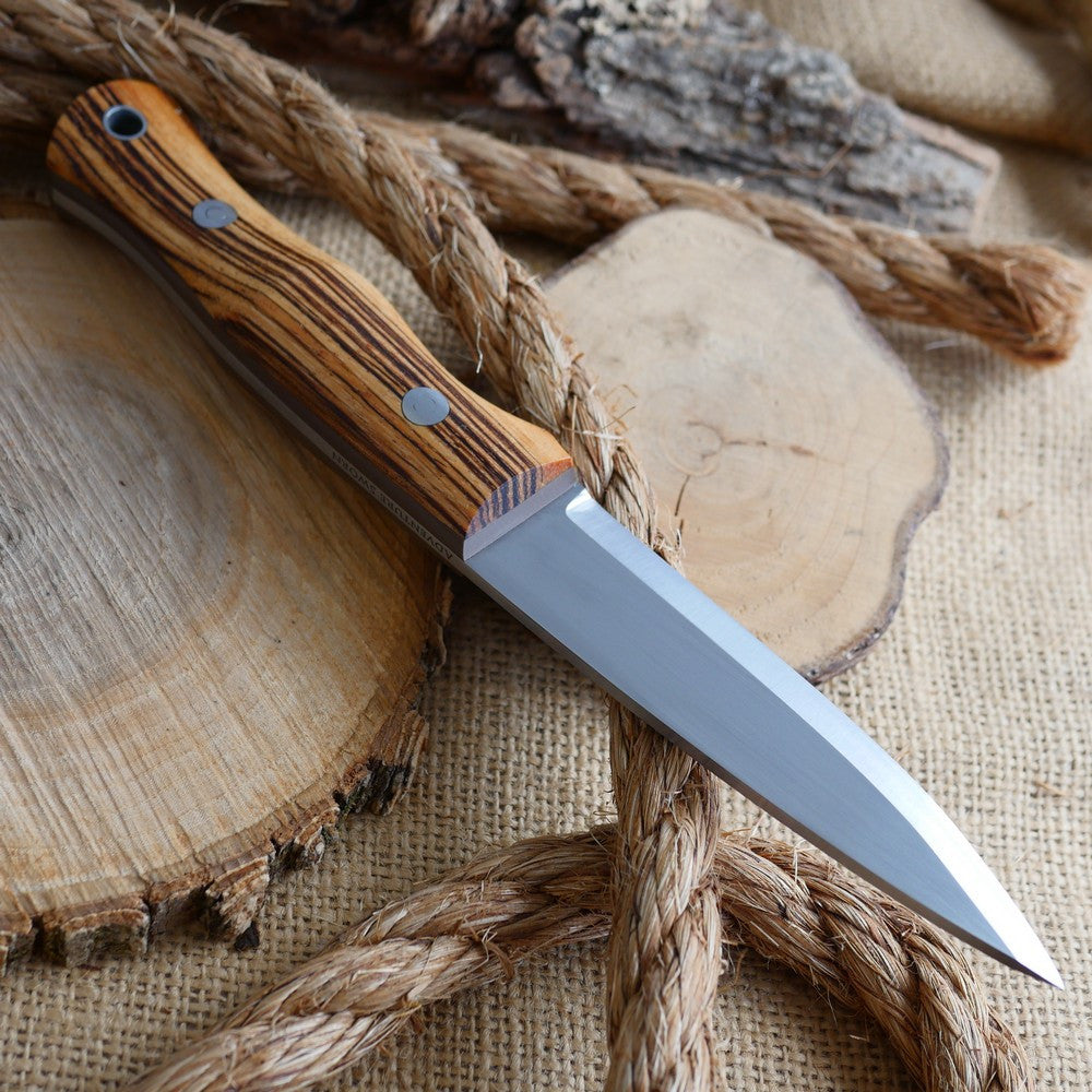 Mountaineer: Zebrawood & Earth Brown G10