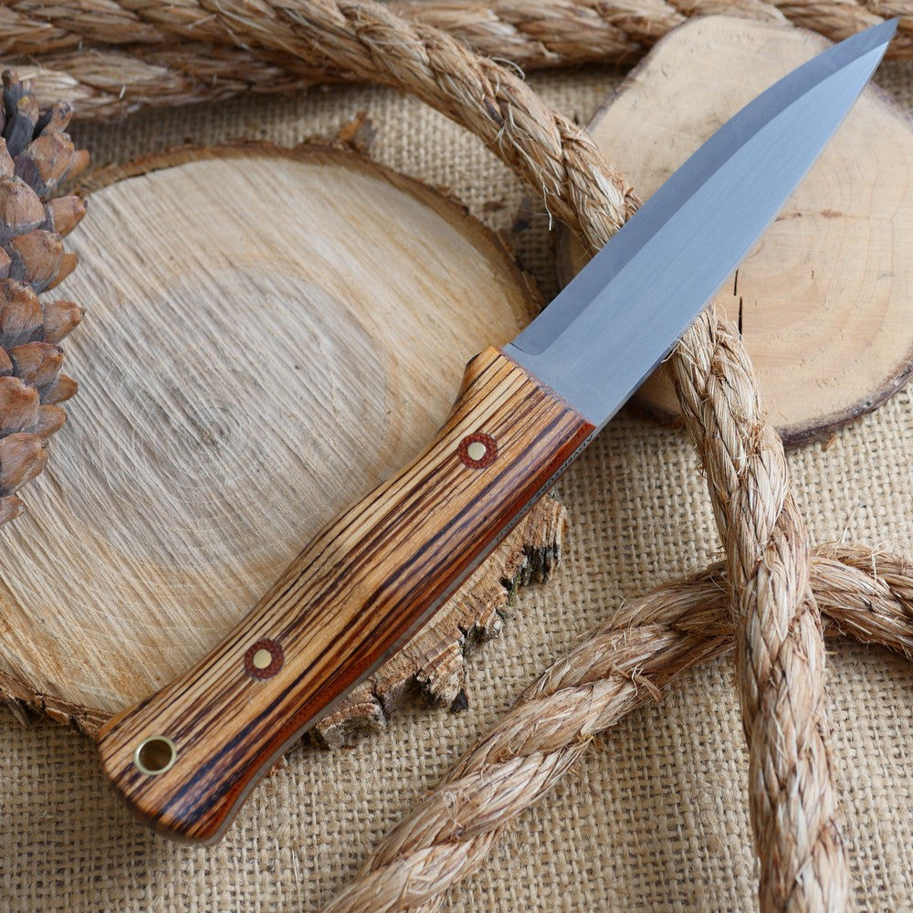 Mountaineer: Zebrawood & New! Natural Canvas Loveless Bolts