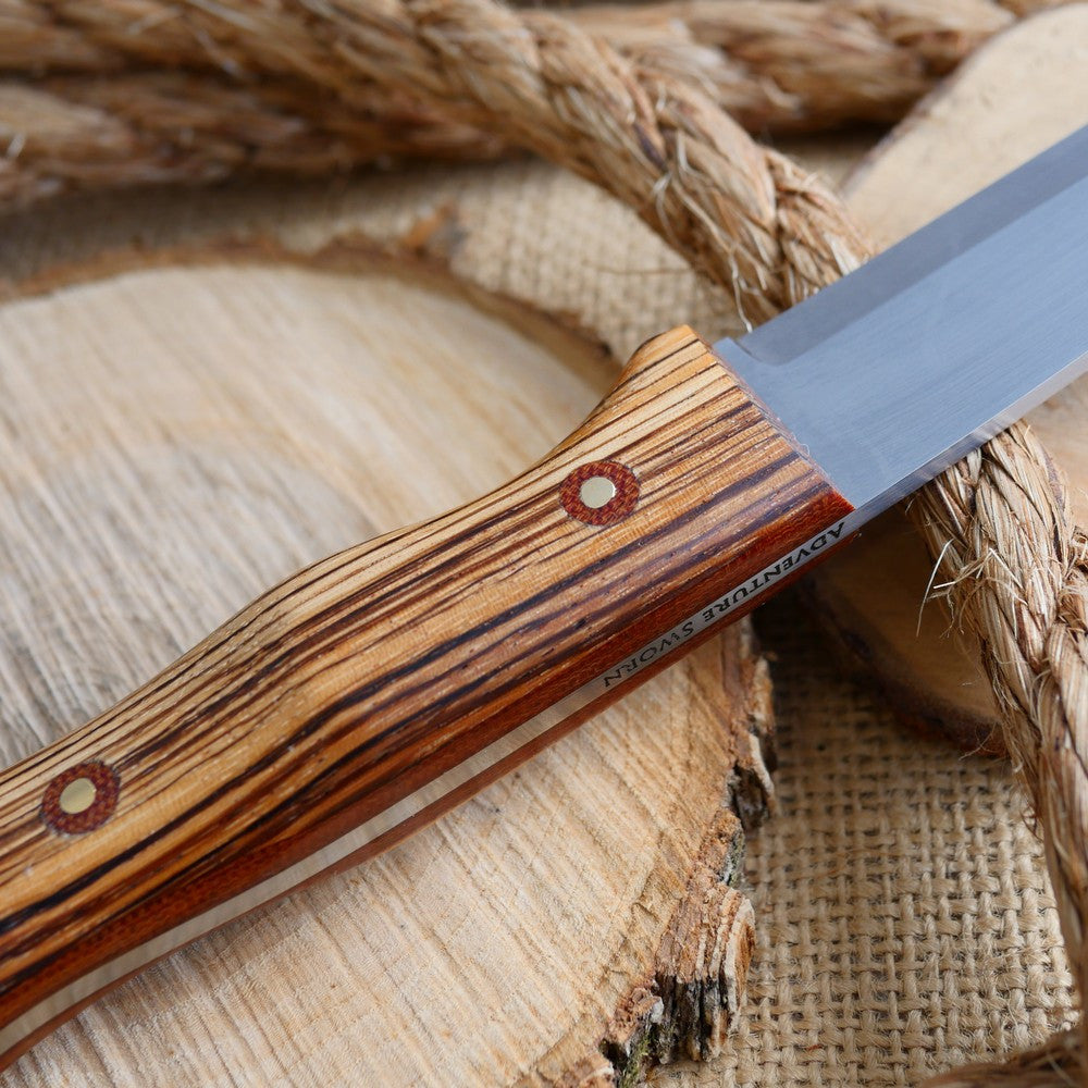 Mountaineer: Zebrawood & New! Natural Canvas Loveless Bolts