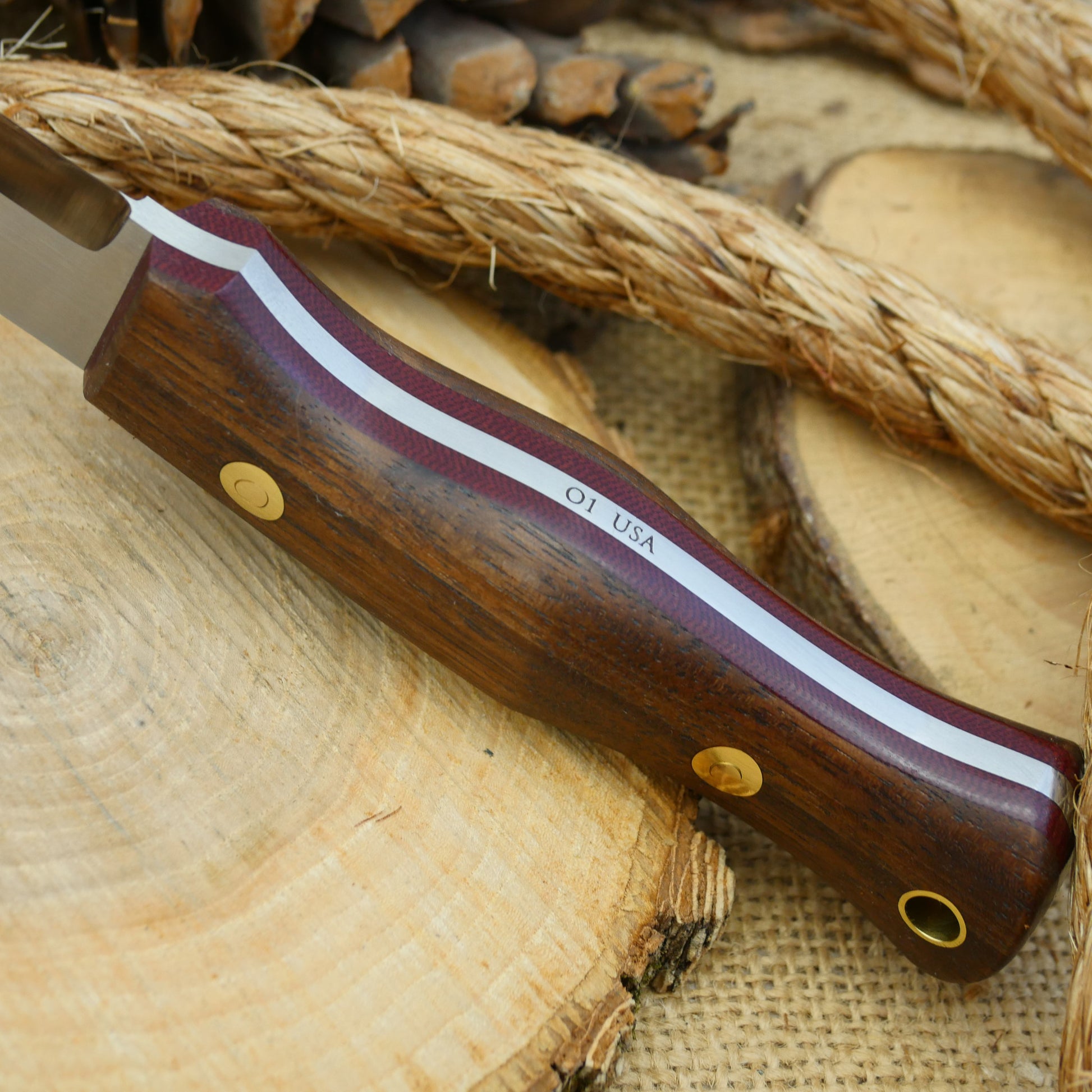 Explorer: Walnut & Maroon Canvas - Adventure Sworn Bushcraft Co.