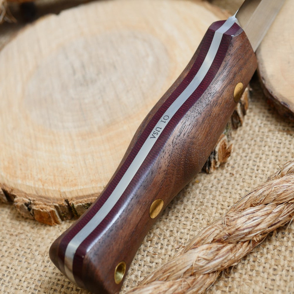 Mountaineer: Walnut & Maroon Canvas