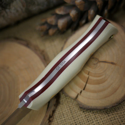 Classic: Ivory G10 & Red G10