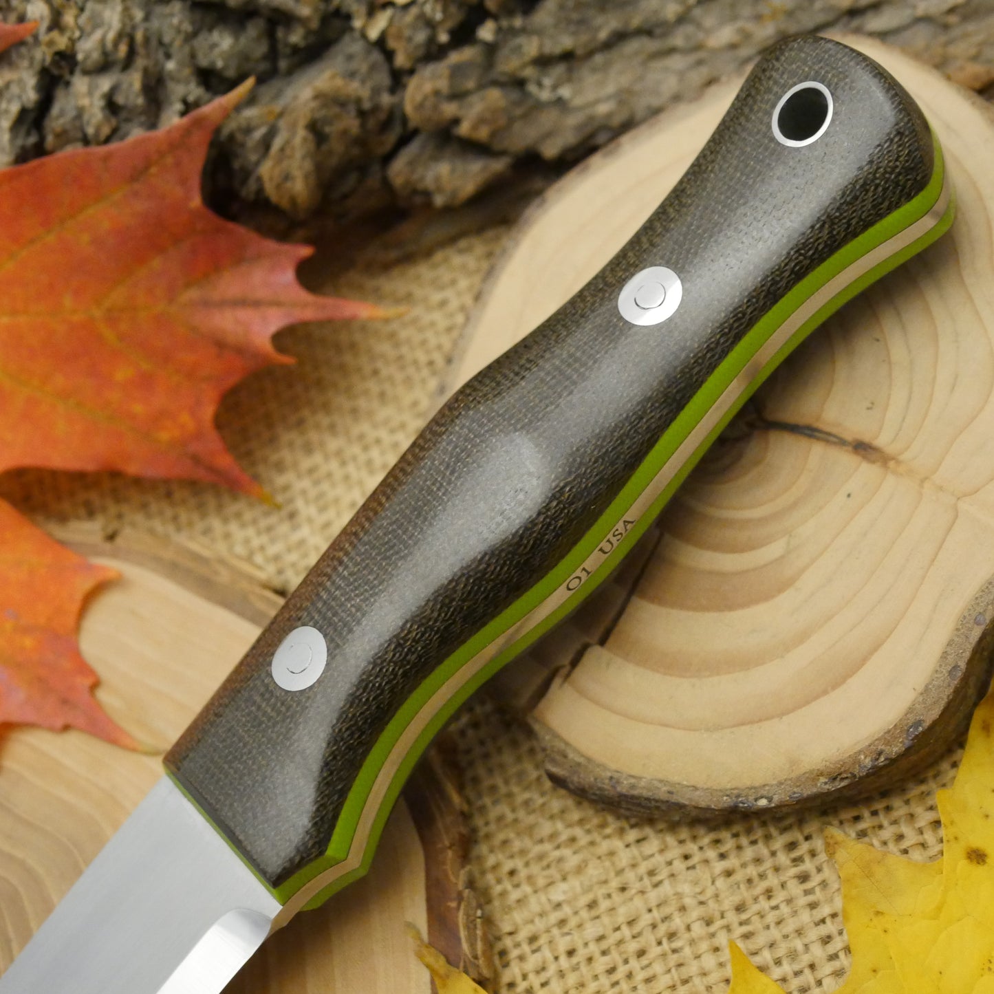 Mountaineer: Green Canvas & Toxic Green