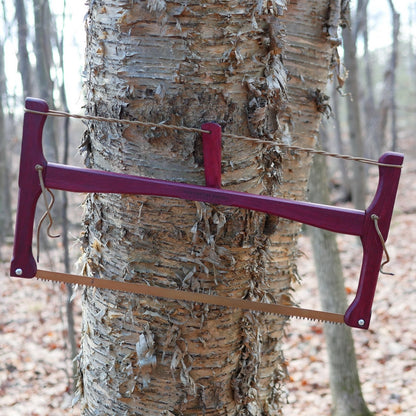 Custom Bucksaw: Purpleheart - Adventure Sworn Bushcraft Co.