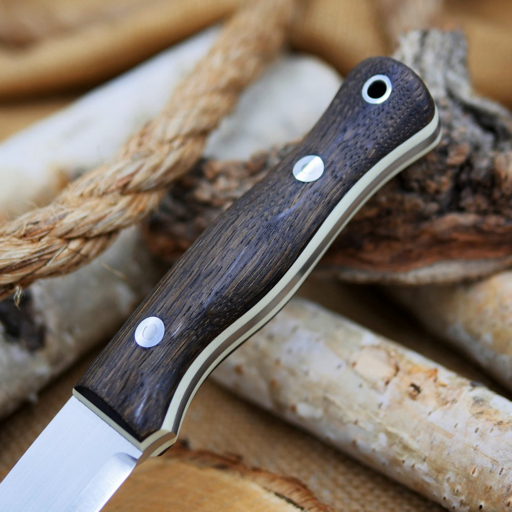 Mountaineer: Ancient Bog Oak & Ivory G10