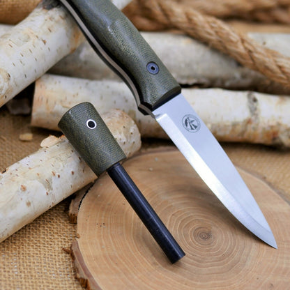 Classic (R): Green Canvas Micarta, Choose Your Liners