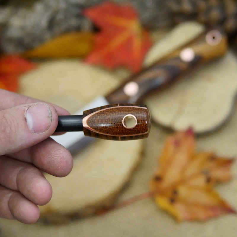 Classic: Zebrawood & Copper - Adventure Sworn Bushcraft Co.