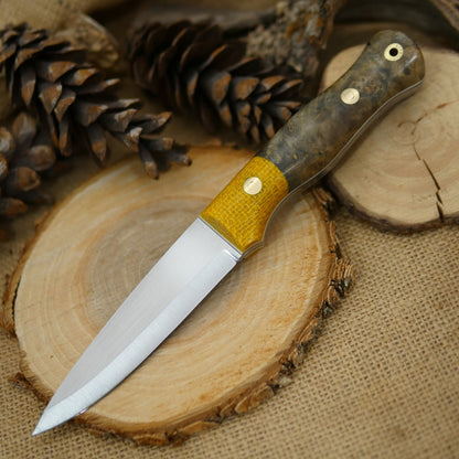 Mountaineer: Buckeye & Yellow Burlap