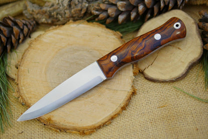 Mountaineer: Ironwood Burl, white & blue liners