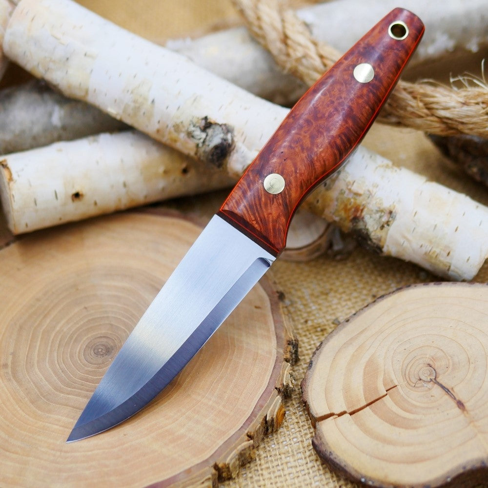 Woodsman: Briar, Orange G10 & Brown Canvas