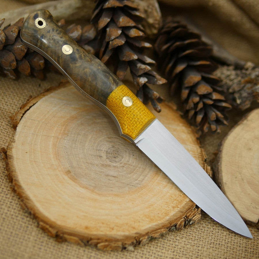 Mountaineer: Buckeye & Yellow Burlap