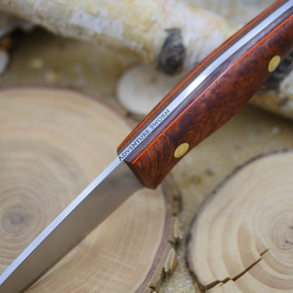 Woodsman: Briar, Orange G10 & Brown Canvas