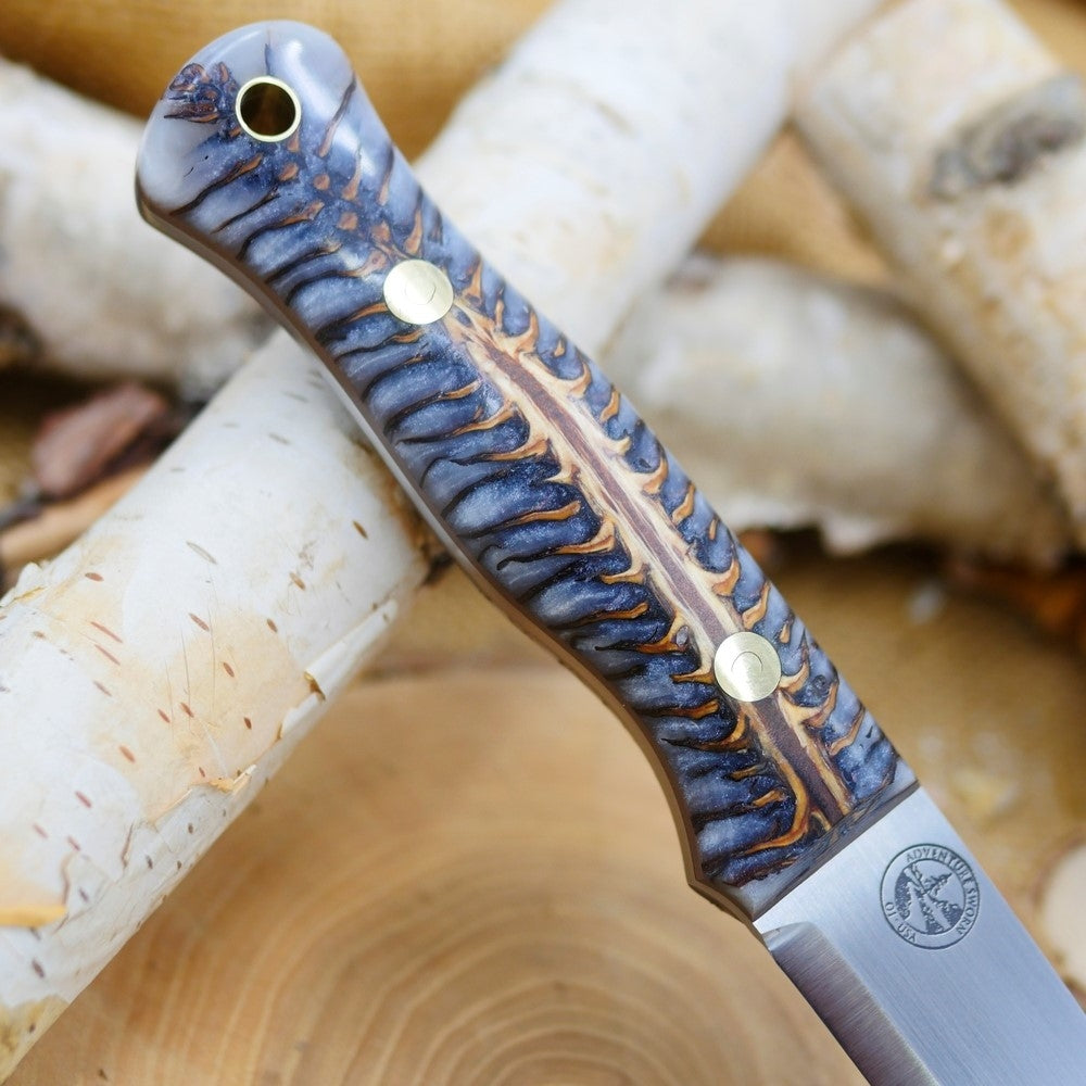 Mountaineer: White Cast Spruce Cone & Brown G10