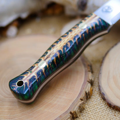 Mountaineer: Green Cast Spruce Cone & Brown G10