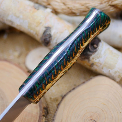 Mountaineer: Green Cast Spruce Cone & Brown G10