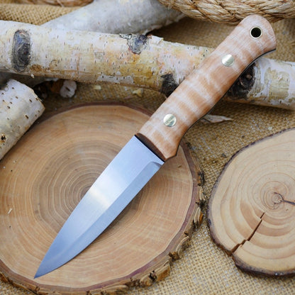 Classic: Stabilized Curly Maple & Black G10