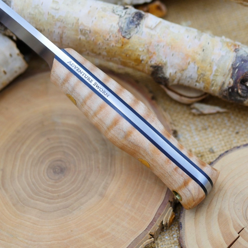 Classic: Stabilized Curly Maple & Black G10