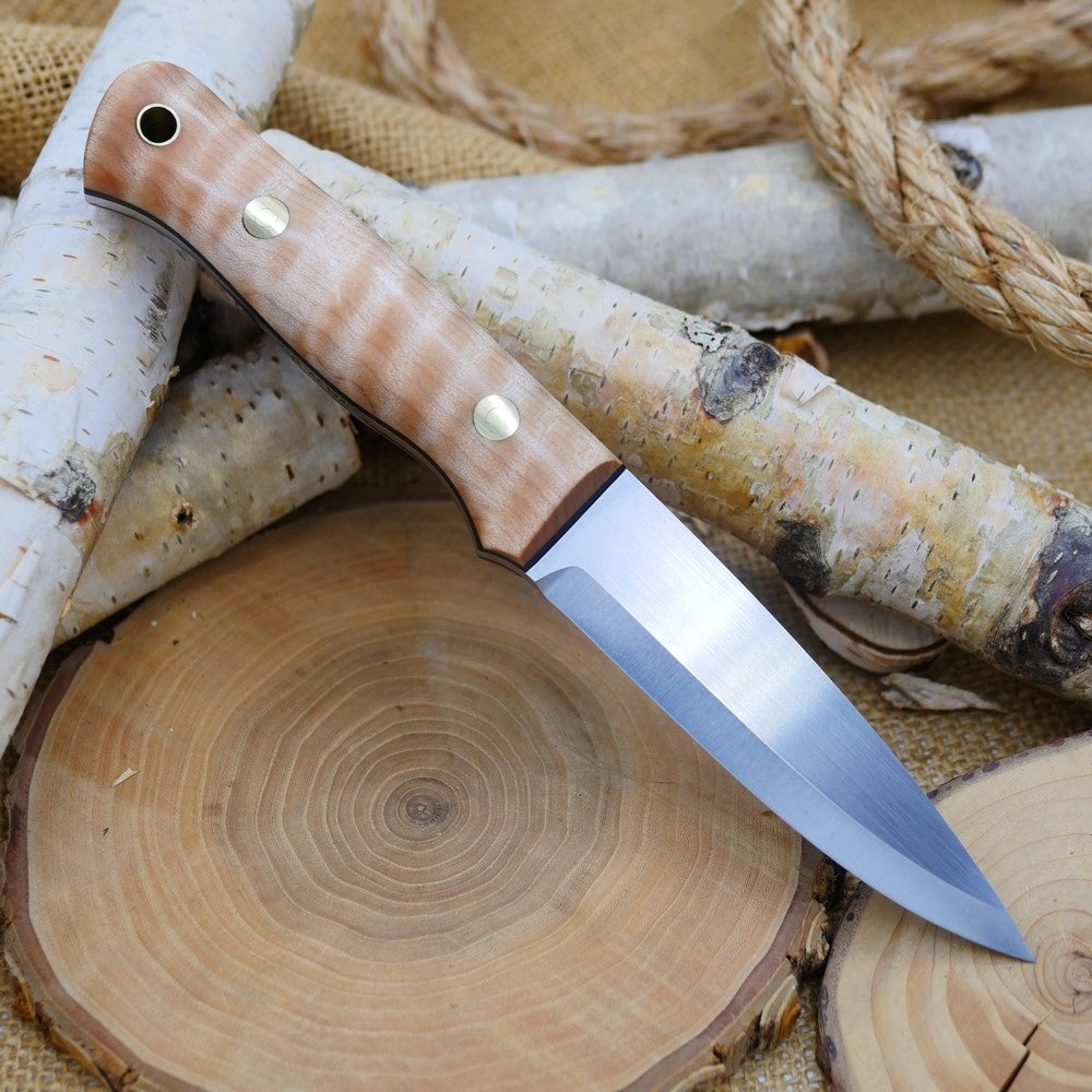 Classic: Stabilized Curly Maple & Black G10