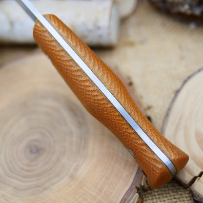 Explorer (R): Brown Canvas Micarta, Choose Your Liners