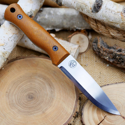 Explorer (R): Brown Canvas Micarta, Choose Your Liners