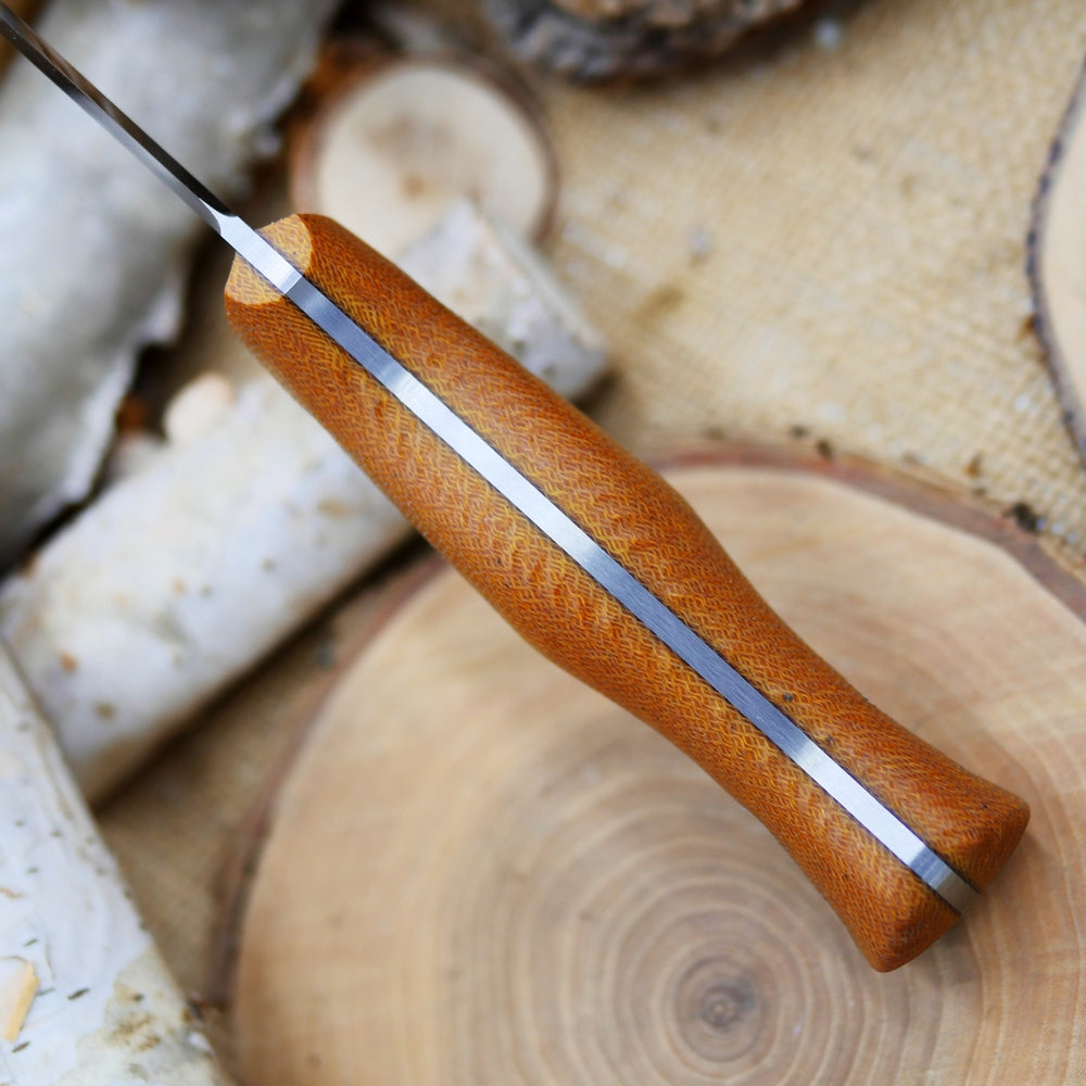 Explorer (R): Brown Canvas Micarta, Choose Your Liners
