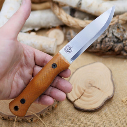 Explorer (R): Brown Canvas Micarta, Choose Your Liners