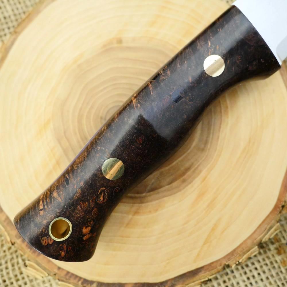Tradesman: Brown Box Elder Burl & Purple