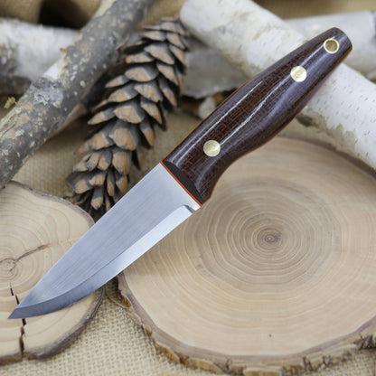 Woodsman: Brown Burlap & Orange G10