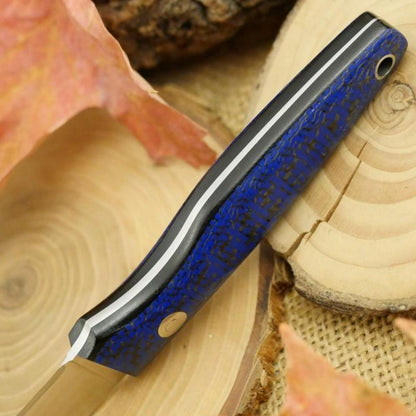 Hiker: Blue Carbon Fiber & Black Canvas