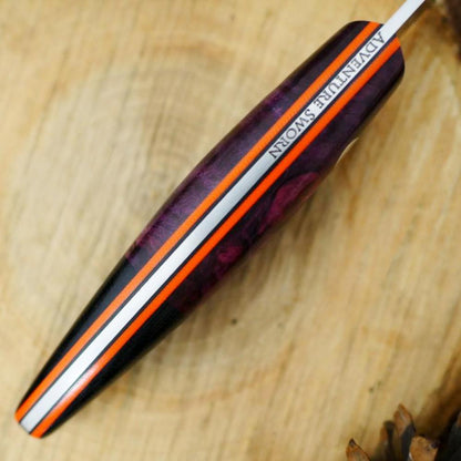 Hiker: Purple Maple Burl & Black Canvas - Adventure Sworn Bushcraft Co.