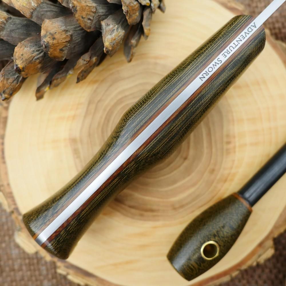 Explorer: Green Canvas & Brown Linen - Adventure Sworn Bushcraft Co.