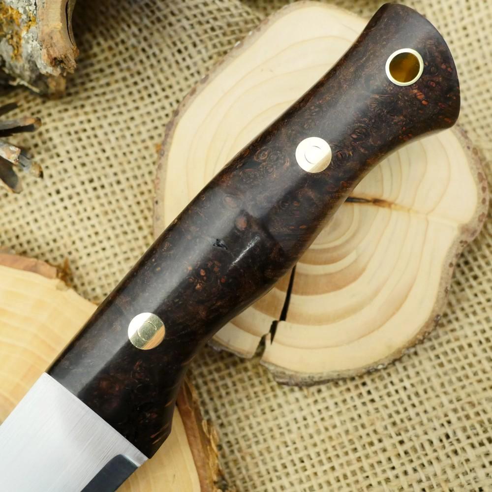 Tradesman: Brown Box Elder Burl & Purple