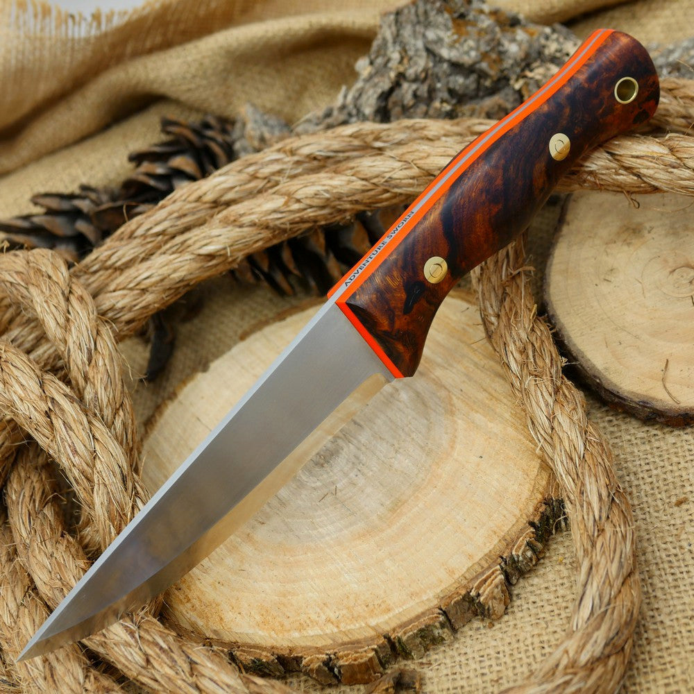 Tradesman: Ironwood Burl & Orange G10
