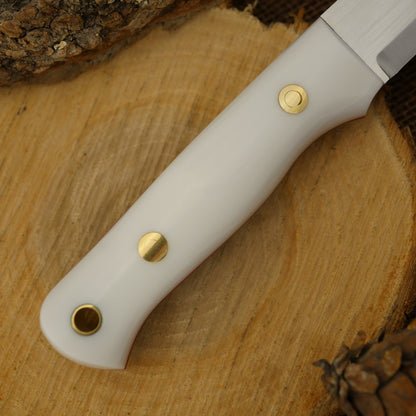 Classic: White Corian & Red - Adventure Sworn Bushcraft Co.