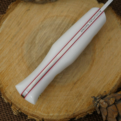 Classic: White Corian & Red - Adventure Sworn Bushcraft Co.