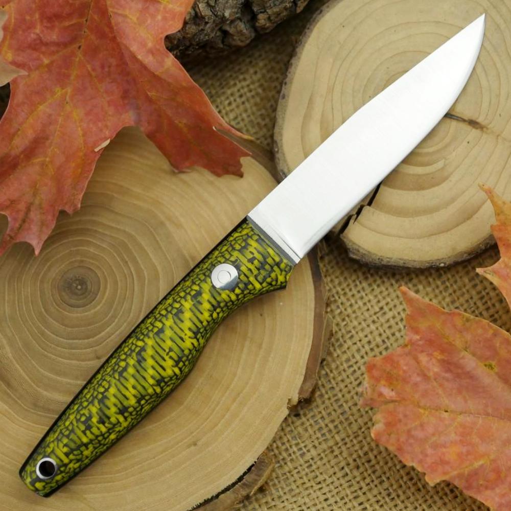 Hiker: Yellow Carbon Fiber & Black Canvas