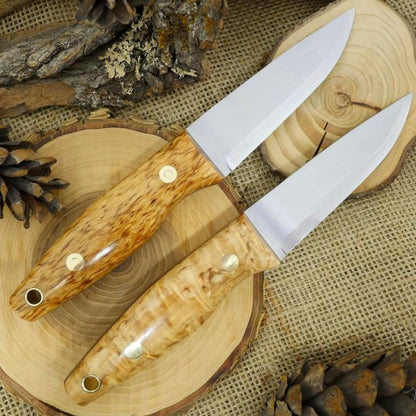 Woodsman: Karelian Birch & Brown Linen