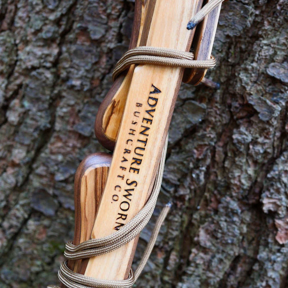 Custom Bucksaw: Olivewood Veneer - Adventure Sworn Bushcraft Co.