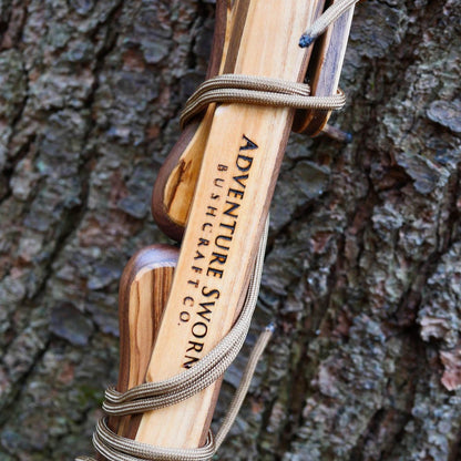 Custom Bucksaw: Olivewood Veneer - Adventure Sworn Bushcraft Co.
