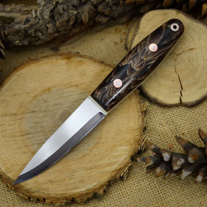 Woodsman: Brown Plant Fibers & Ivory G10 - Adventure Sworn Bushcraft Co.