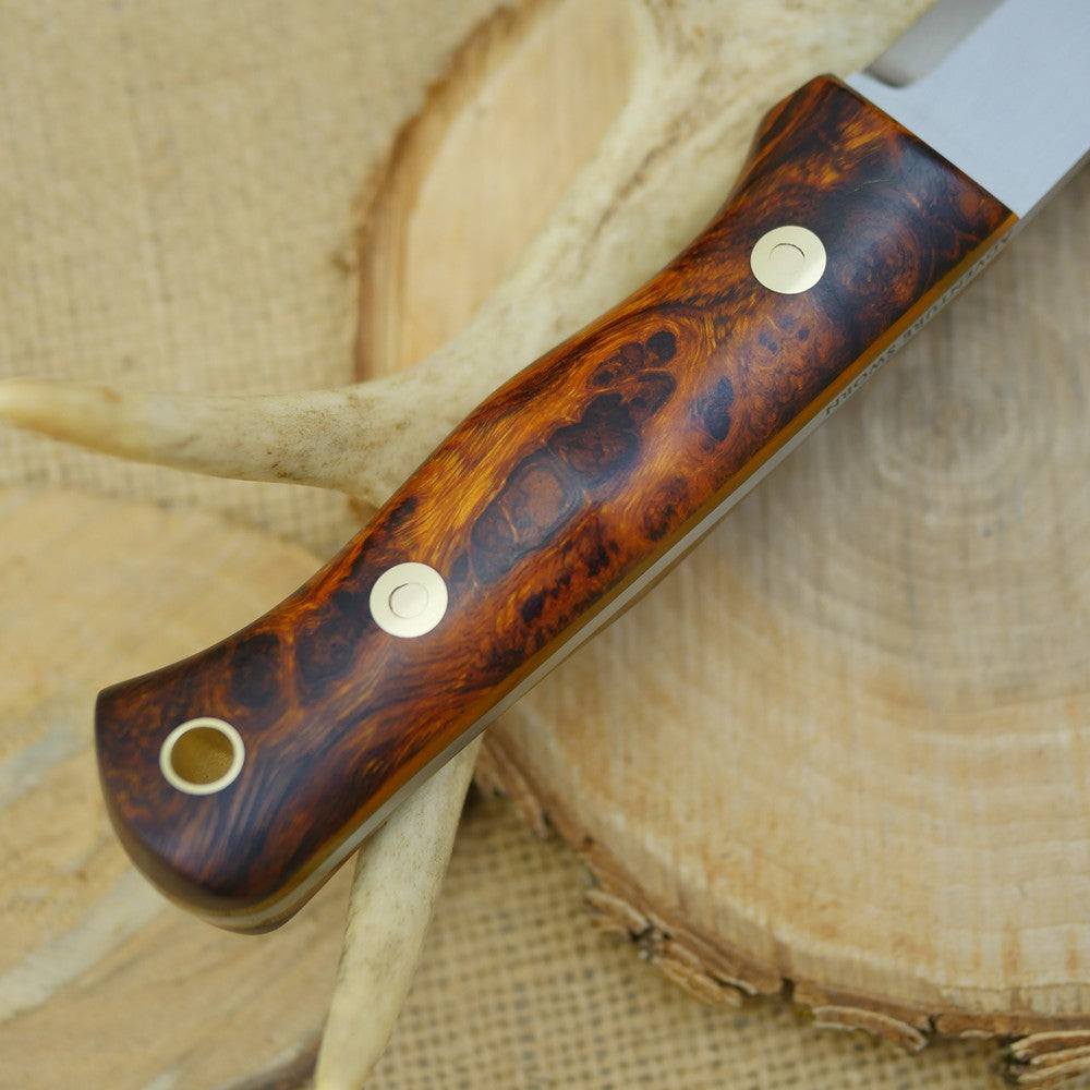 Classic: Ironwood Burl & Orange Translucent Liners - Adventure Sworn Bushcraft Co.