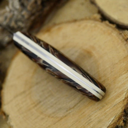 Woodsman: Brown Plant Fibers & Ivory G10 - Adventure Sworn Bushcraft Co.