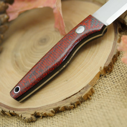 Hiker: Red Carbon Fiber & Black Canvas