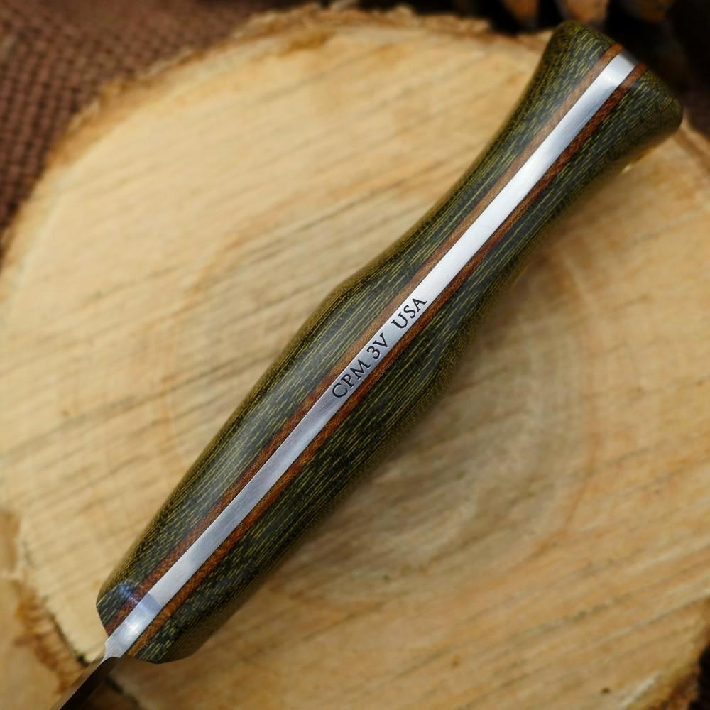 CPM 3V Explorer: Green Canvas & Brown Linen - Adventure Sworn Bushcraft Co.