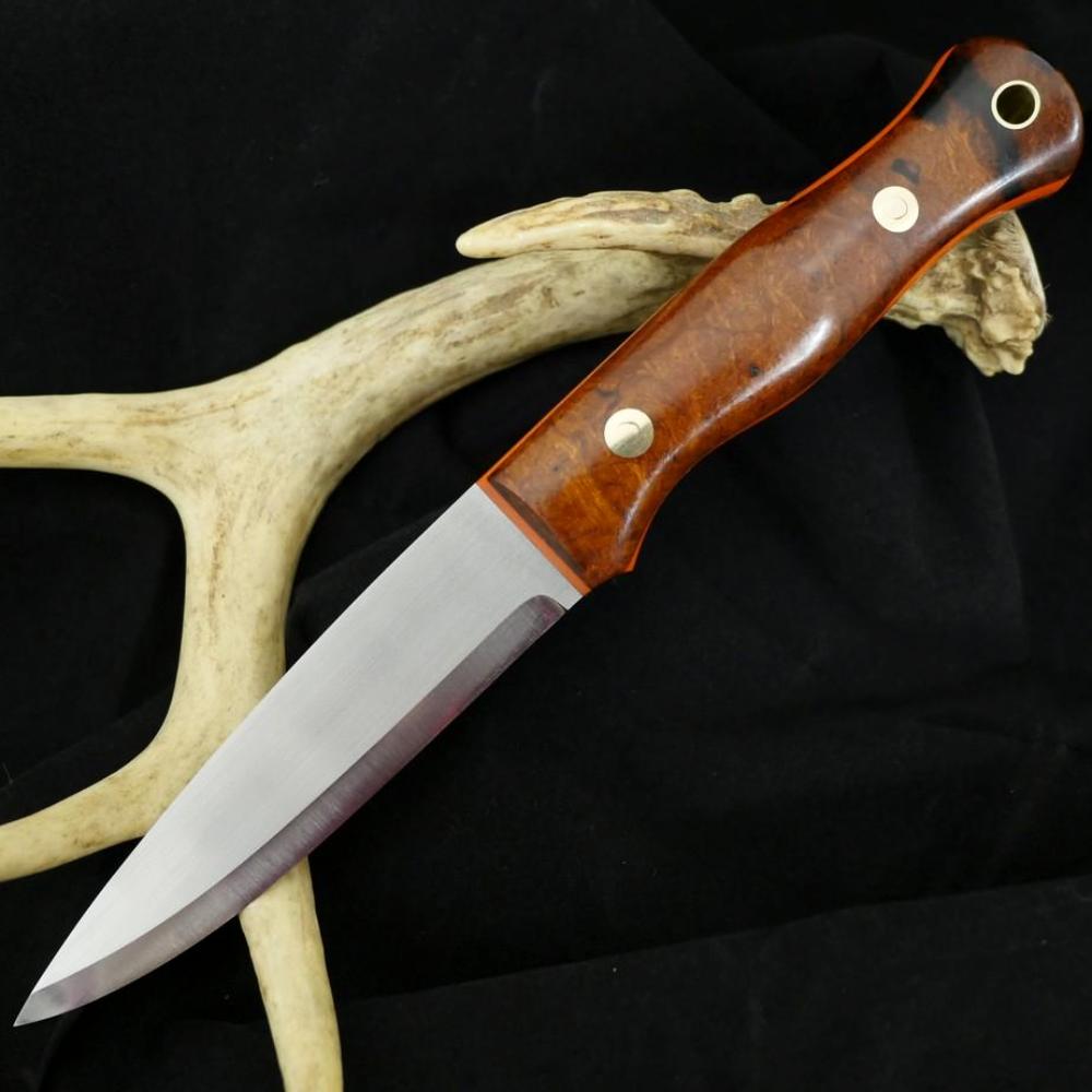 Mountaineer: Ironwood Burl & Orange G10