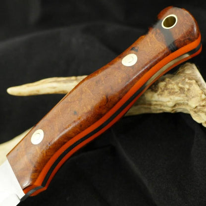 Mountaineer: Ironwood Burl & Orange G10