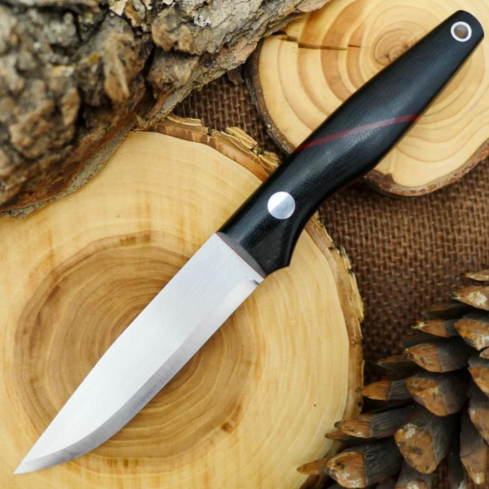 Hiker: Black Canvas & Red Linen - Adventure Sworn Bushcraft Co.